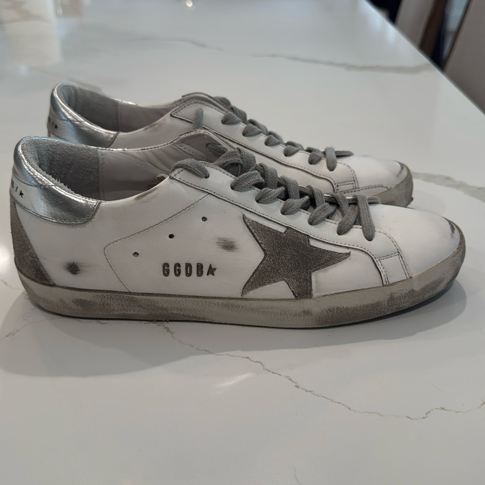 GGDB White Star Sneakers - never worn